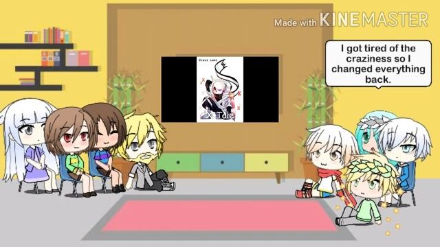 Undertale Cast React to Sans AU themes! смотреть онлайн