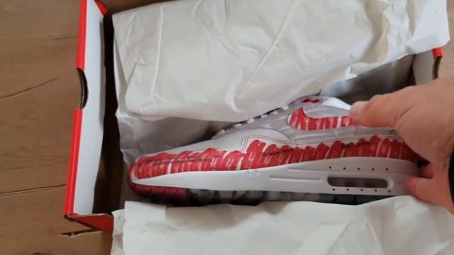 Unboxing NIKE Air Max 1 Tinker Sketch to Shelf code CJ4286 101 смотреть онлайн