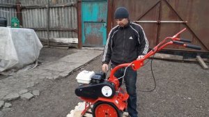 Мотоблок Агат Первый запуск и обкатка.