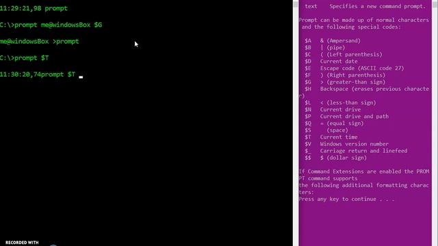 How to Change the Command-line Prompt in Windows смотреть онлайн