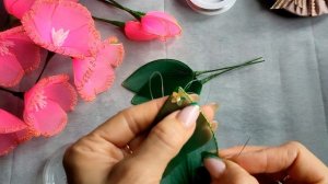 Красота из капрона Витые цветы своими руками Легко и просто  Подробный мастер класс\Master diy