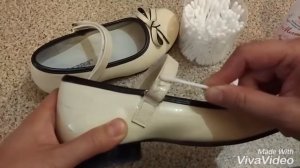 КАК ЛЕГКО УДАЛИТЬ ТЁМНЫЕ ПОЛОСЫ НА ЛАКОВОЙ ОБУВИ