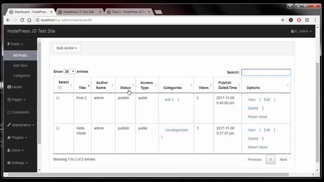 How To Edit A Blog Post - NodePress JS смотреть онлайн