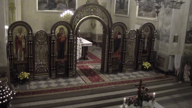 Служба Божа перед Миколаєм 18 12 2016р Б смотреть онлайн