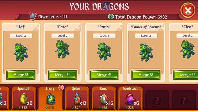 Merge Dragons 7K Dragon Power • Unlocking Evil Fog & Camp Tip and Tricks ☆☆☆ смотреть онлайн