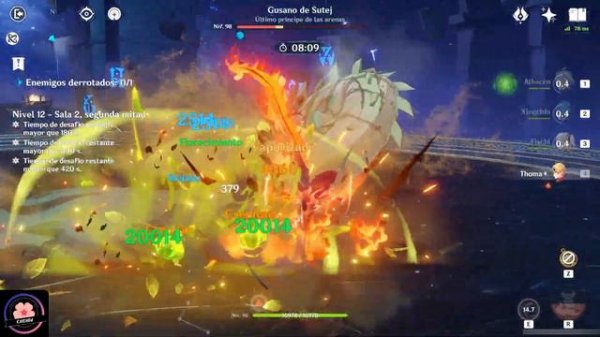 C4 Diluc Vape || C0 Alhaitham Overburgeon / SPIRAL ABYSS 4.4 / Genshin Impact