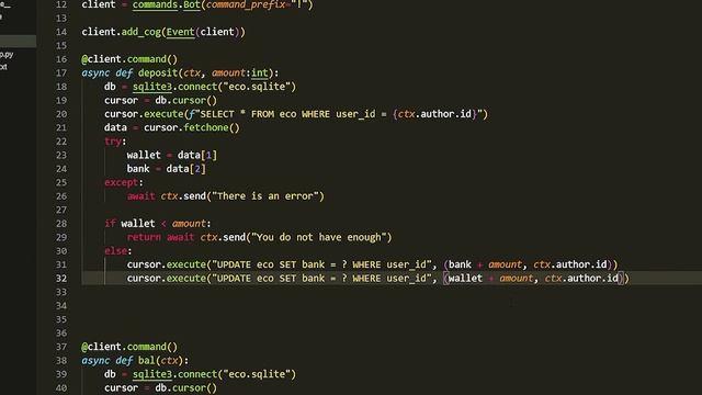 [NEW] Discord Economic Bot | Deposit & Withdraw | Part 3 | Python смотреть онлайн