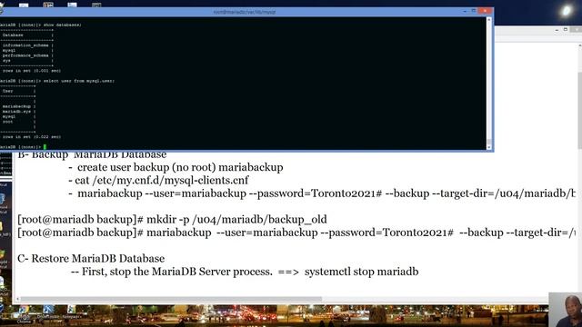 Backup and Restore MariaDB Database using Mariabackup. смотреть онлайн