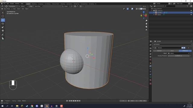 Learn the BOOLEAN Modifier - Blender Tutorial смотреть онлайн