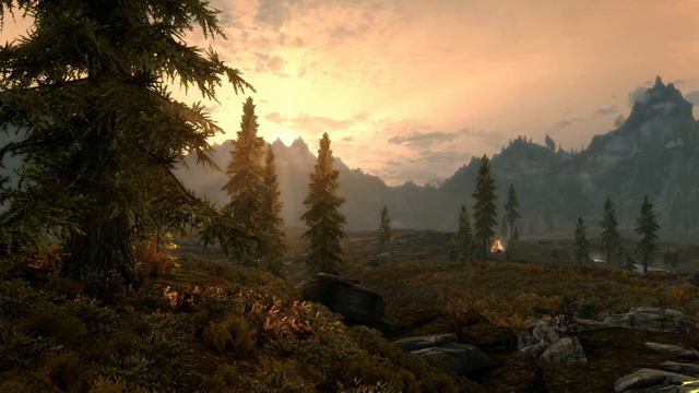 The Elder Scrolls V: Skyrim - Tundra [800% Slowed] смотреть онлайн