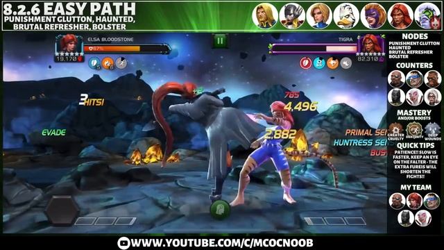 MCOC: Act 8.2.6 - Easy Path For Completion - Bahamet - How To Defeat
