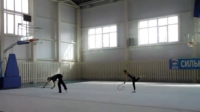 Художественная гимнастика. Составляем первое упражнение с предметом смотреть онлайн