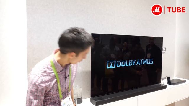 Саундбар LG SK10Y и DJ-установка LG OK99 на CES 2018 смотреть онлайн