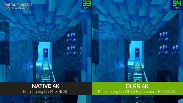 Minecraft с RTX | 4K NVIDIA DLSS смотреть онлайн