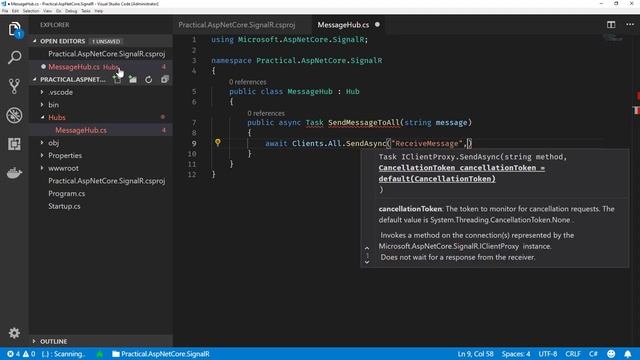 Practical ASP.NET Core SignalR | Basics | ASP.NET Core
