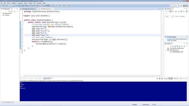 Java HashSet Java Collection смотреть онлайн
