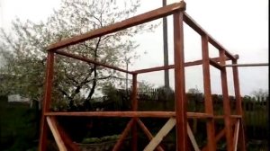 беседка из дерева своими руками.