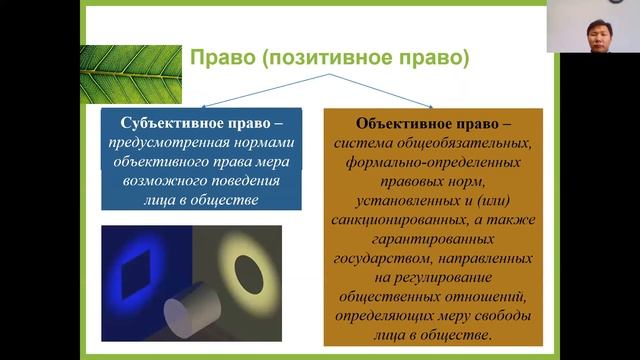 Лекция № 9 "Основные концепции правопонимания. Понятие, признаки и сущность права". смотреть онлайн