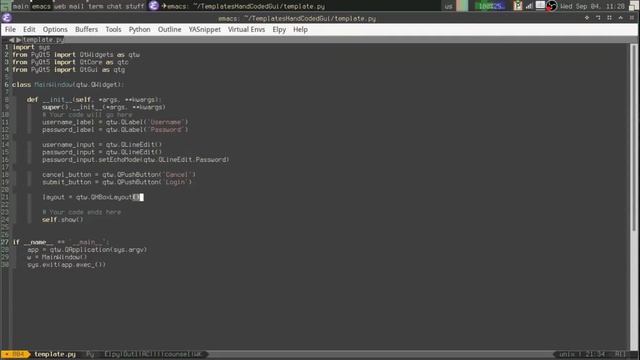 Master PyQt5 part3: Hand-coding a GUI смотреть онлайн