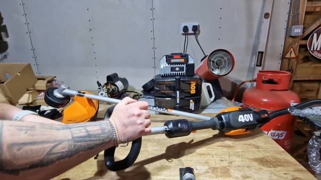 Mikes Review Worx Wg186 Nitro Petrol Like Power 40v Battery Power Tool Strimmer Weed Wacker