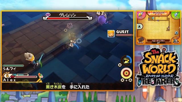 The Snack World - Episode 3 - Medusa! (Snack World 3DS Gameplay) смотреть онлайн