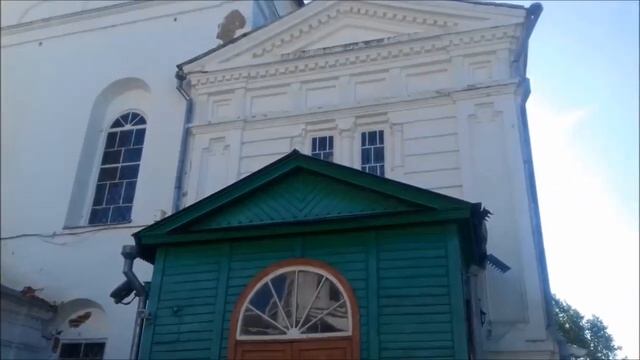 Русская церковь , крещение детей .Успенский собор 18 век .Таинство крещения . смотреть онлайн