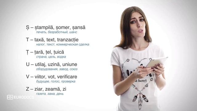 Румынский язык для присяги. Онлайн урок 1 (Алфавит) смотреть онлайн