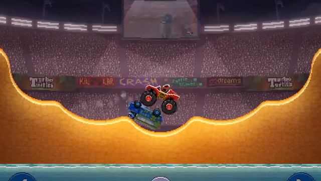 Drive Ahead! Replay: Хиппи-рафик vs. Грузовик-Монстр. смотреть онлайн