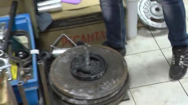 Подъём за вертикальный гриф 25мм веса 86,2кг.Александром Зайцевым смотреть онлайн