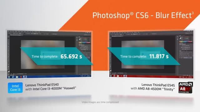 AMD A8 APU against Intel i3 on Lenovo Thinkpad E540 series смотреть онлайн