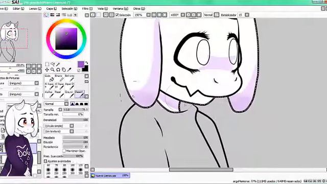 {SAI} Speedpaint Undertale - Toriel смотреть онлайн