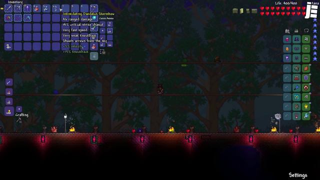 Прохождение Terraria expert 1.3 часть 26 - Как получить штормовой лук дедала смотреть онлайн
