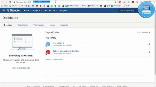 How to upload project files to Bitbucket | Manage project using git | Bitbucket Introduction смотреть онлайн