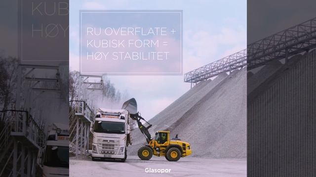 Glasopor Er Et Stabilt Materiale