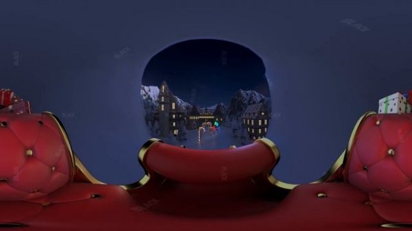 VR Virtual Reality 360°: Sleigh ride with Santa!