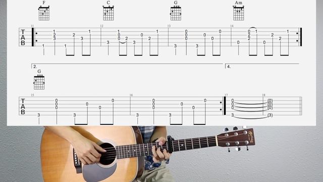 Passenger【Let Her Go】吉他教学【拇指按弦必学】Guitar Tutorial 【Thumb Fretting】建德教程 #70 смотреть онлайн