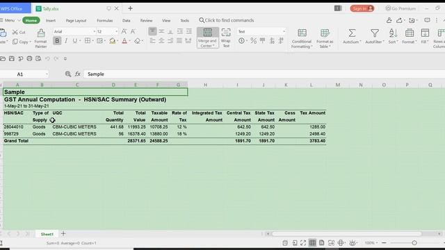 Export GSTR-1 in MS Excel/CSV Formats & Update Rate-wise HSN/SAC Summary смотреть онлайн