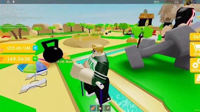 СИМУЛЯТОР КАЧКА 5 ? Разборки качков с МАМА и Я ? Roblox Muscle Quest! Спорт для детей смотреть онлайн