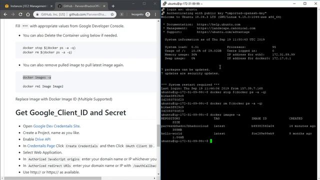 How to remove Docker Images from AWS Server to Fetch Latest Images смотреть онлайн