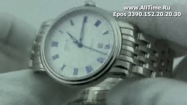 Мужские наручные швейцарские часы Epos 3390.152.20.20.30 смотреть онлайн