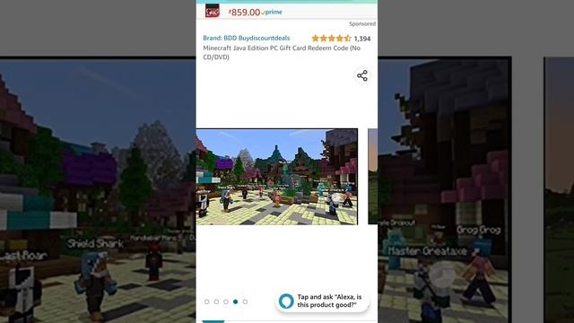 Minecraft Java Edition Gift Card Redeem code In Amazon смотреть онлайн