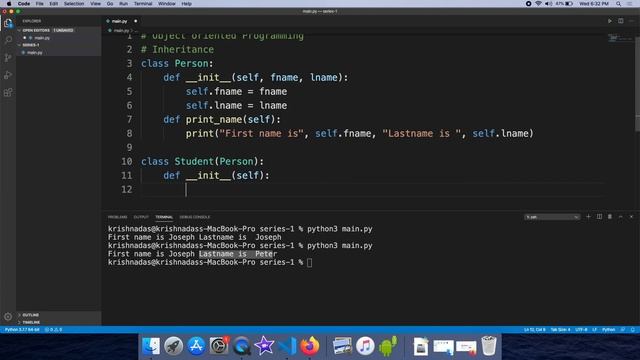#20 Learn Python In Malayalam | Object Oriented Programming | Inheritance смотреть онлайн