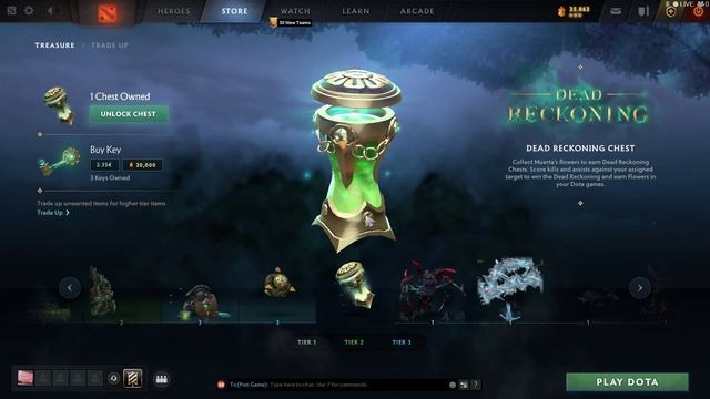 Dota 2 - Dead Reckoning chest opening смотреть онлайн