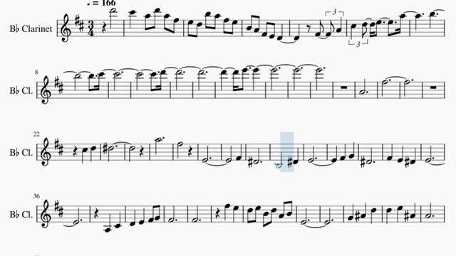 Clarinet Sheet Music: How to play Final Duet (Omori) by Pedro Silva смотреть онлайн