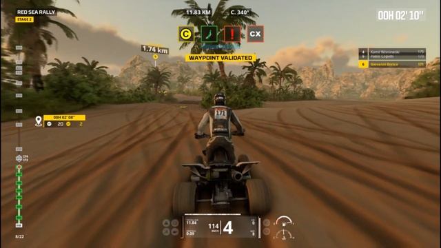 Обзор  игры Dakar Desert Rally 2022 эпизод Abusalama