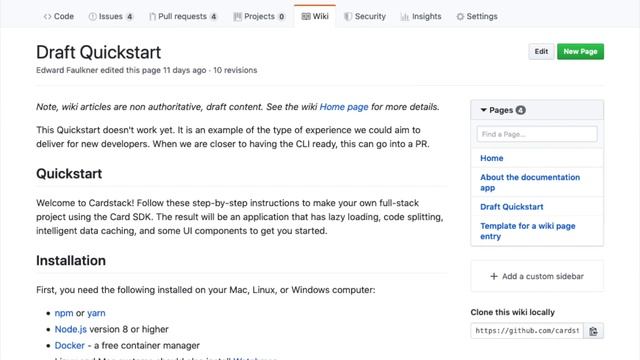 Writing a Quickstart Guide - Cardstack Developer Series смотреть онлайн