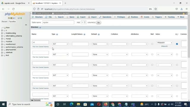 How to Create a Database and Create a Table (MySQL tutorial) | php mein database create karna смотреть онлайн