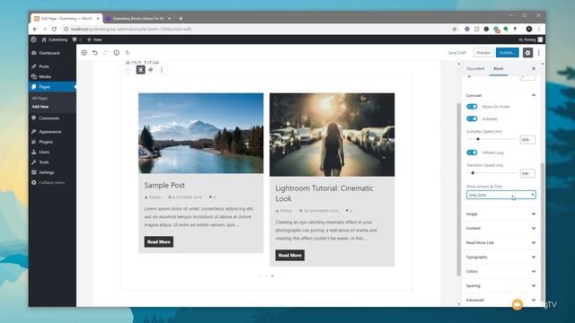 WordPress Carousel - Post Carousel for Gutenberg смотреть онлайн