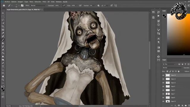 Angie! - Resident Evil Village - Speedpainting - Digital illustration смотреть онлайн