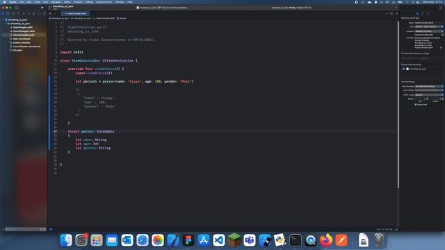 Swift Programming Logic, #112: JSON Encoding смотреть онлайн